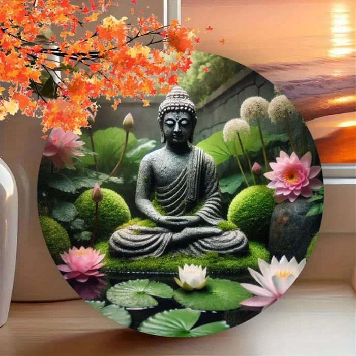 8X8 Inch Inch Round Metal Tin Sign 2D Flat Wall Art Decoration