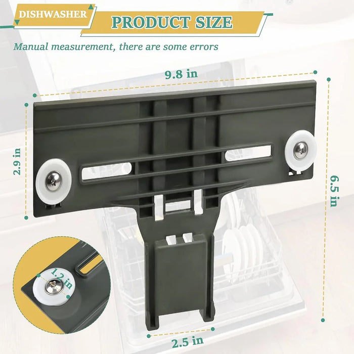 2 Pack W10350375 Dishwasher Top Rack Adjuster For Kenmore Whirlpool Wdt970Sahz0 Wdt730Pahz0 Wdta50Sahz0 W10712395 Ap5957560