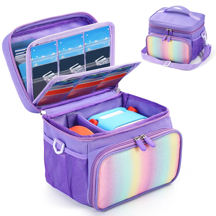 Hard Eva Case For Yoto Player 3Rd Gen Storage Carrying Bag Up To 30 Cards Organizer Shockproof Protective Case For Yoto Player