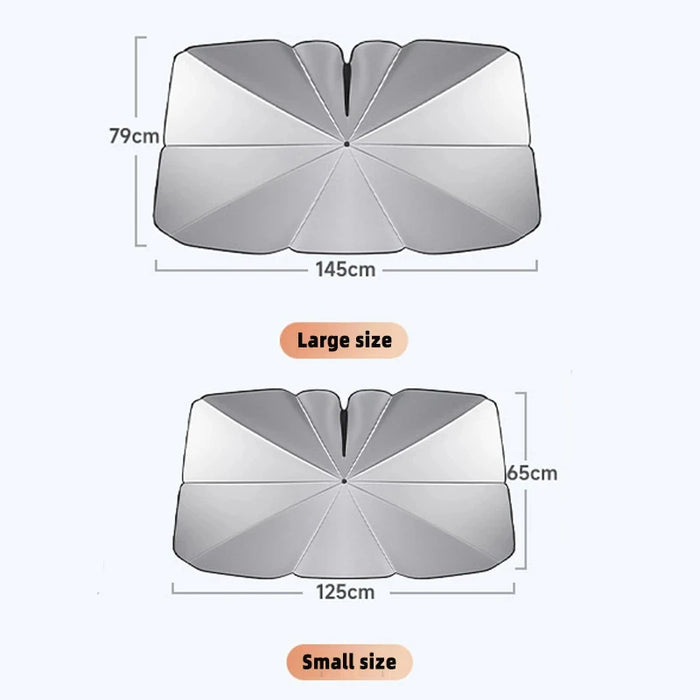 Foldable Car Sunshade For Tesla Model 3 Y Summer Protection