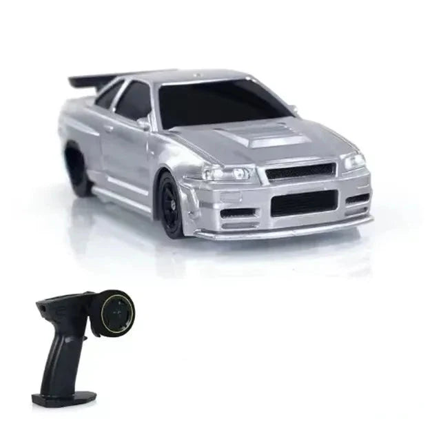1/43 4wd Rc Drift Car High Speed 2.4g 4wd Mini Gtr Boy Toy