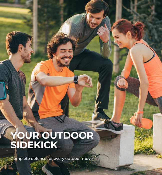 For Samsung Galaxy Watch 6 44Mm Adjustable Watch Band Rugged Grade Shockproof Uni-Body Design Case