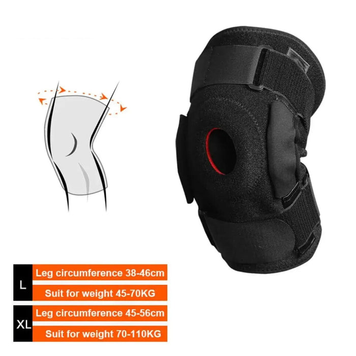 Adjustable Hinged Knee Brace For Meniscus Tear & Tendon Support Pain Relief Wrap