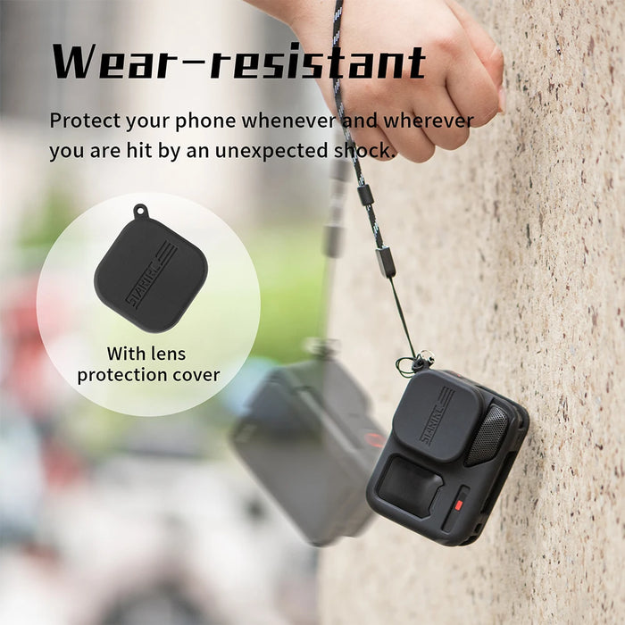 Silicone Case For Insta360 Ace Pro 2 Protective Case Cover Body Case Sleeve Lens Cap For Insta360 Ace Pro 2 Action Accessories