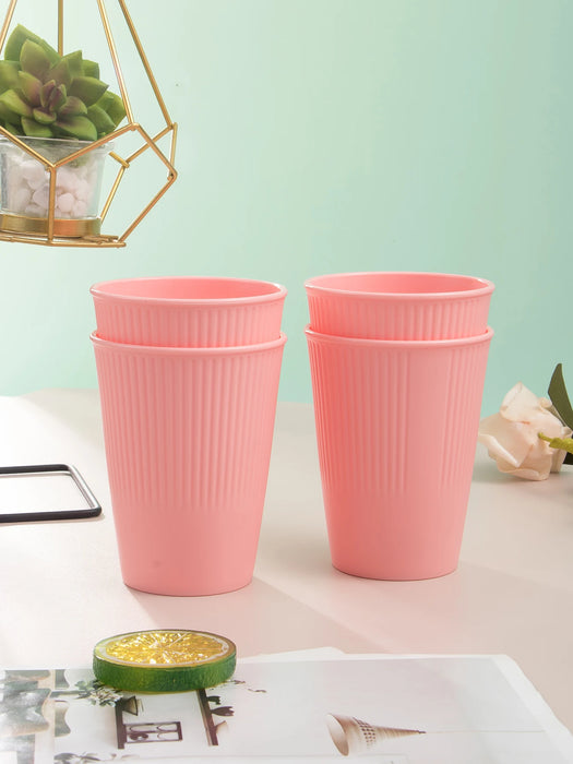 2 / 4 / 6 Piece Reusable Pink Plastic Cups Ideal For Home Picnic Camping