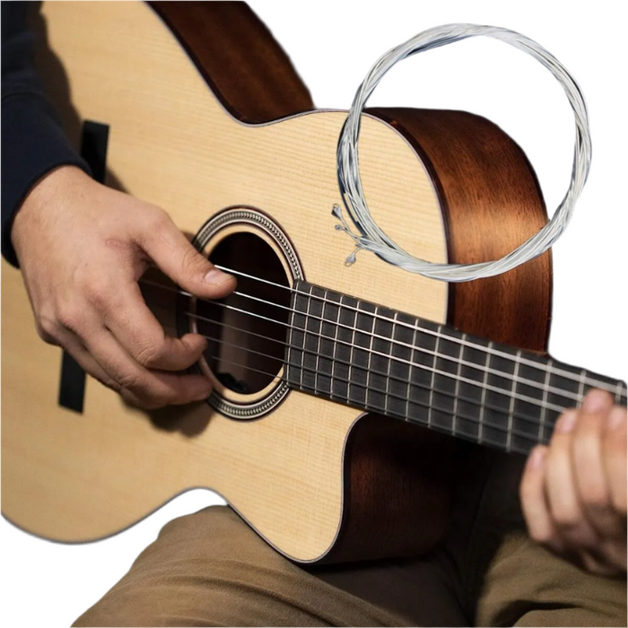 6Pc Classical Guitar Strings Set Super Light Nylon Silver Plated