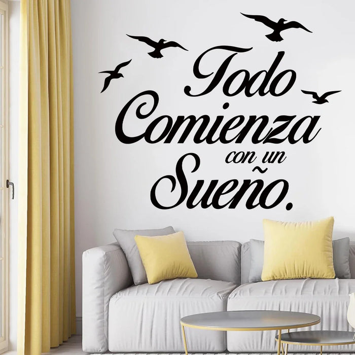 1Pc Inspirational Wall Decals For Home Decor