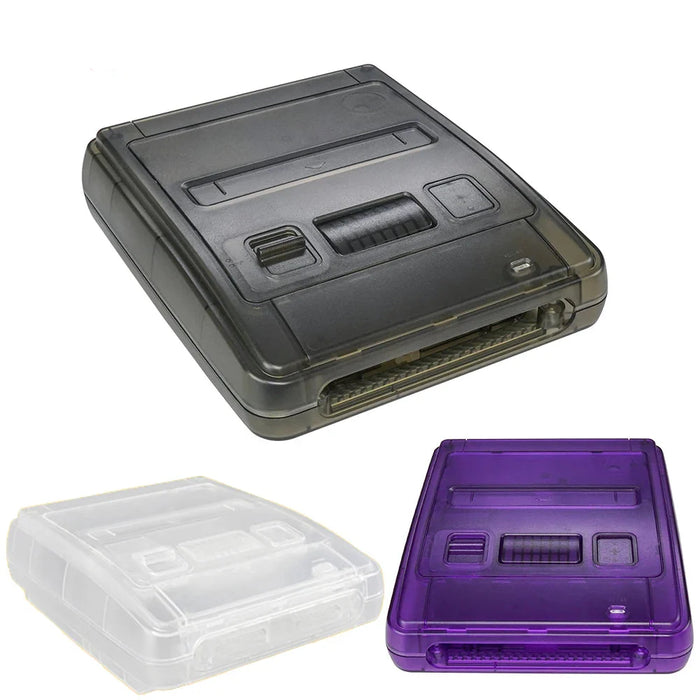 For Super Famicom Console Super Nes Sfc Replacement Case Transparent Box