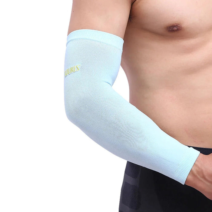 Sports Arm Sleeve For Pain Relief Elastic Elbow Protector For Basketball Tennis Soccer Volleyball