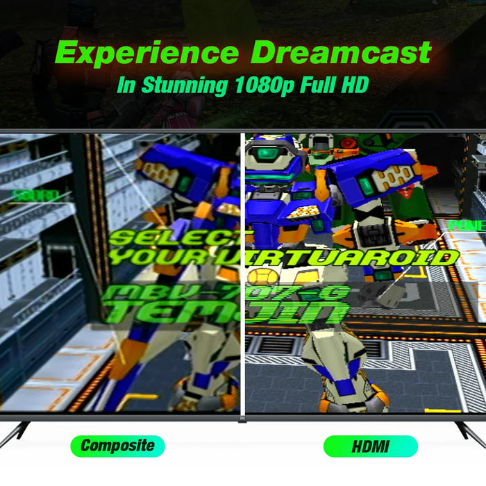For All Dreamcast Consoles Rgbs Vga To Hdmi-Compatible Adapter Dc To Hdtv Converter
