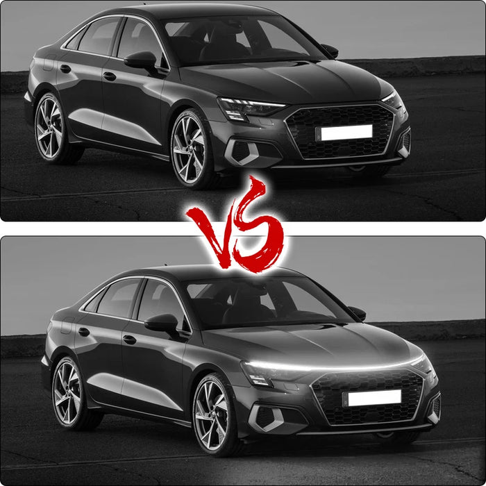 180Cm Led Car Hood Light Strip White Waterproof 12V