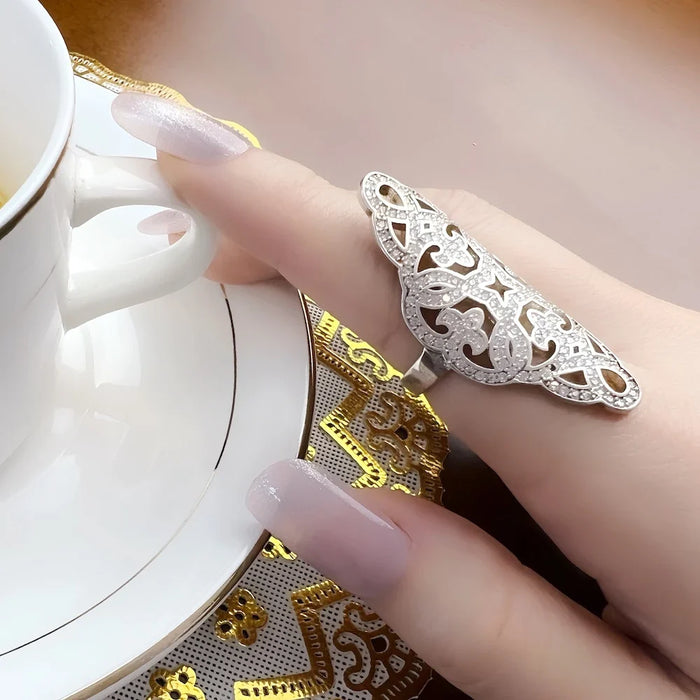 925 Sterling Silver Europe Style Cz Cocktail Ring Bridal Set For Women