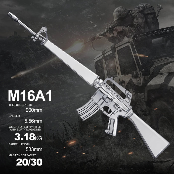 Metal M16A1 Rifle Puzzle Set For Adults