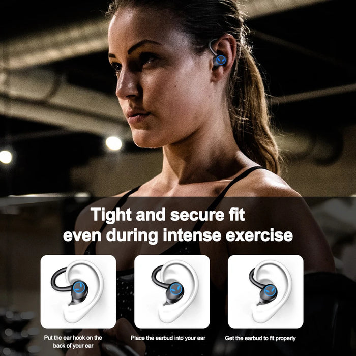 Q25 Wireless Earbuds Bluetooth 5.1 Headphones Noise Cancelling Hifi 9D Stereo Bass Earphone Headset With Microphone For Iphone