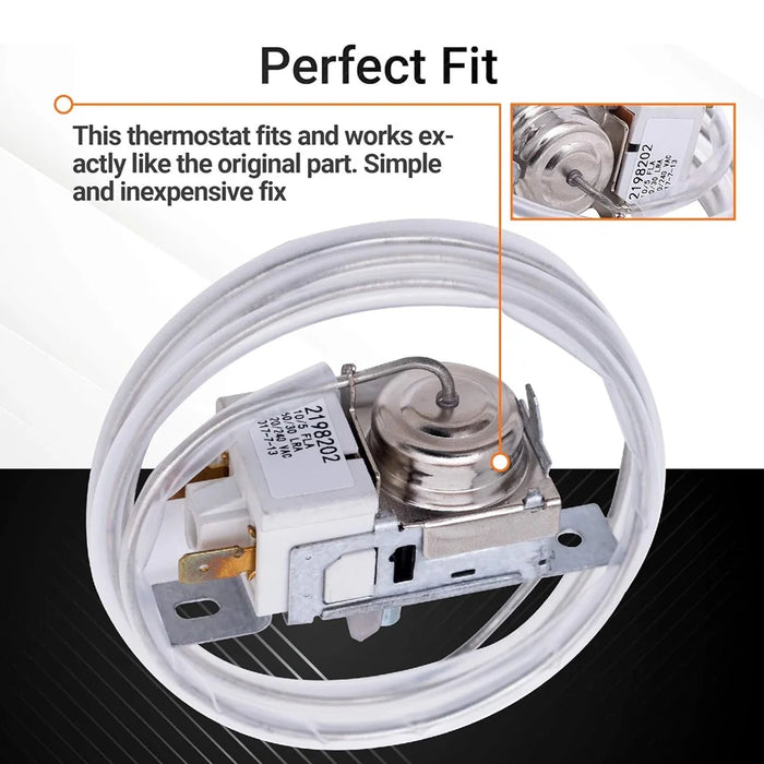 2198202 Cold Control Thermostat W10822278 Defrost Timer W10225581 Bimetal Thermostat Refrigerator Defrost For Whirlpool Kenmore