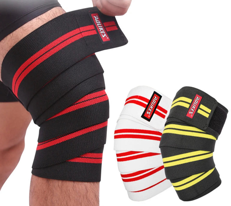 Cross Training Knee Wraps For Men & Women Ideal For Squats Weightlifting & Powerlifting
