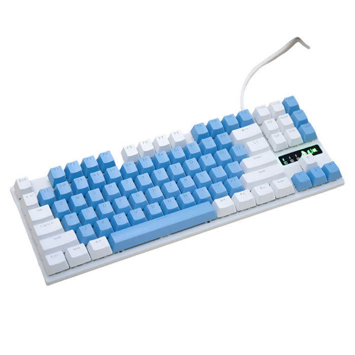Colourful Wired Mechanical Keyboard 10 Lighting Options Windows Compatible
