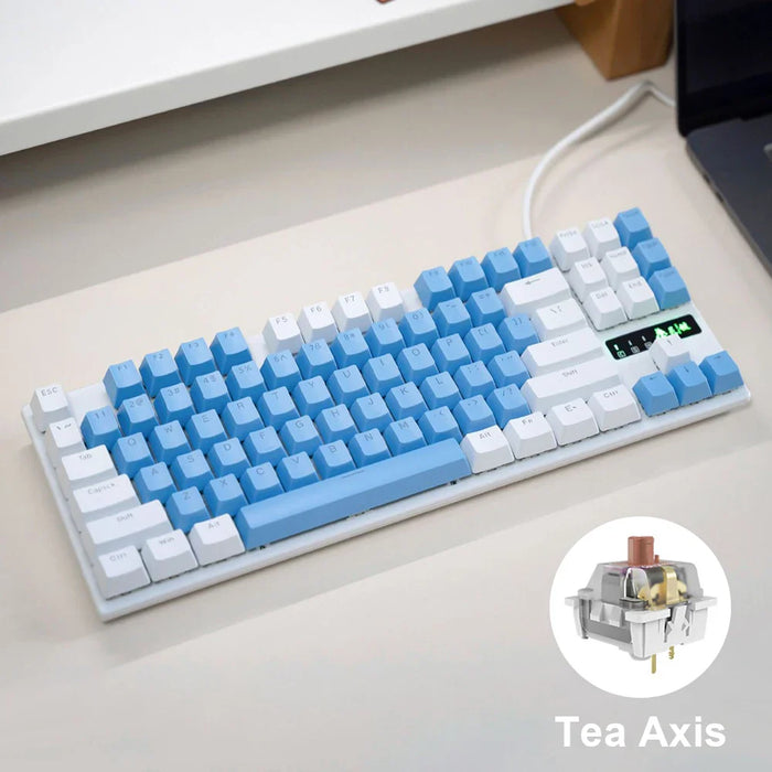 Colourful Wired Mechanical Keyboard 10 Lighting Options Windows Compatible
