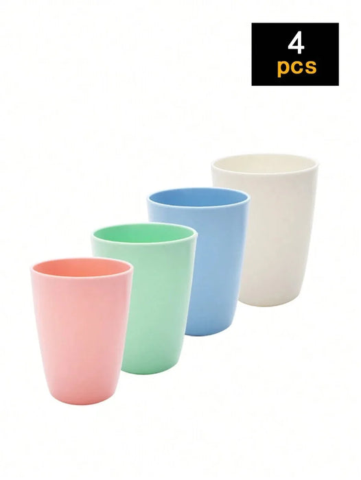 4 / 11 Piece Colourful Reusable Plastic Cups Perfect For Camping & Picnics Easy To Clean & Dishwasher Safe