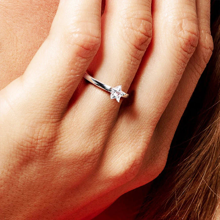 925 Sterling Silver Magical Star Ring For Women