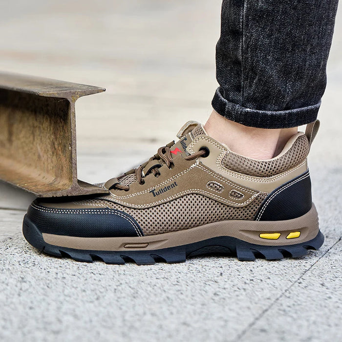 Mens Puncture Resistant Work Shoes - Summer Safety Boots