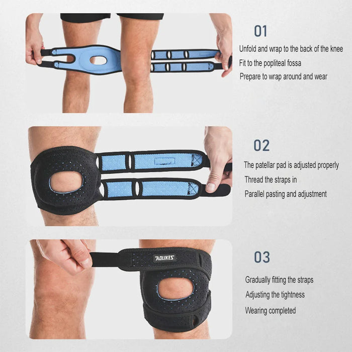 Knee Brace With Gel Pad Pain Relief Arthritis Tendonitis Stabilizer