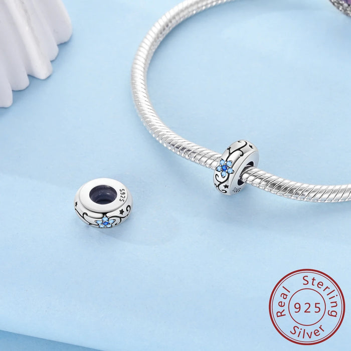 925 Sterling Silver Star Spacer Beads For Women Bracelets Diy Gift