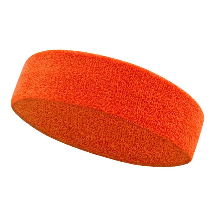 Stretchy Cotton Headband For Sports & Fitness Unisex Sweatband
