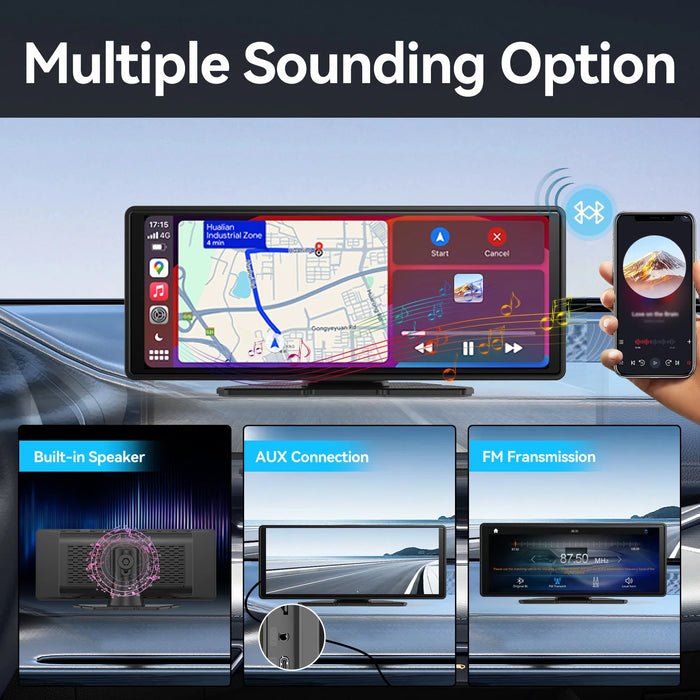 Wireless Carplay Screen For Car Stereo