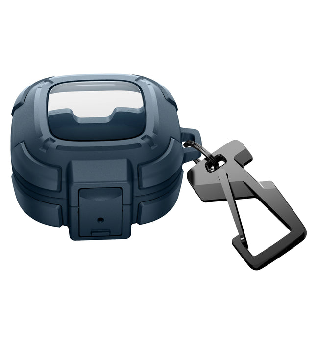 For Samsung Galaxy Buds Fe / Buds 2 Pro / Buds 2 / Buds Pro / Buds Rugged Bumper Shockproof Case With Secure Lock Keychain