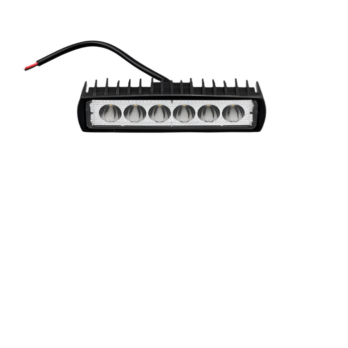 6 Led Offroad Work Light 12V Flood Beam For Jeep Atv Suv 4X4