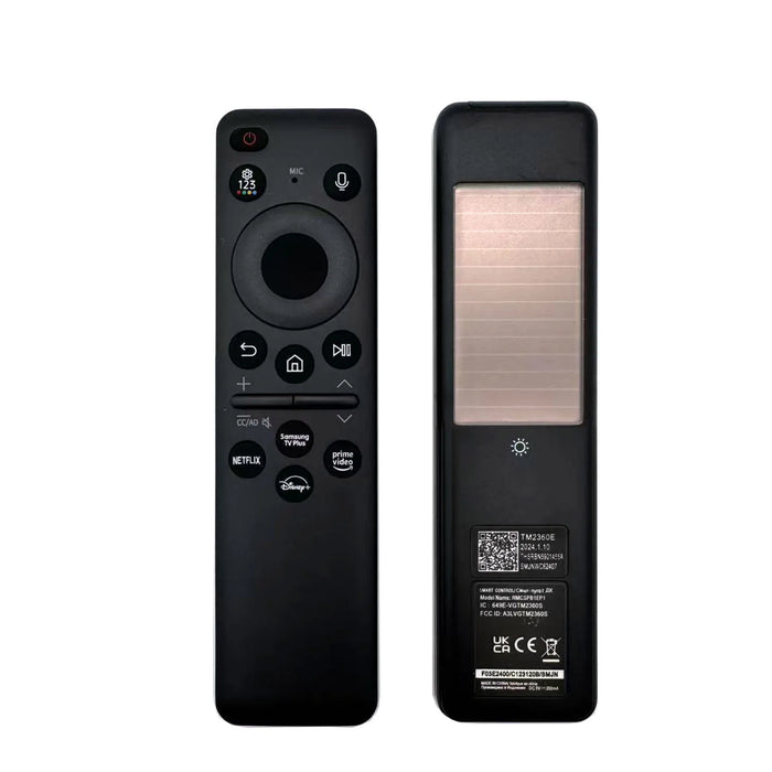 For Samsung Tv Voice Solar Cell Rechargeable Remote Control Q90D Qnx1D S85D S90D Du8000 Qn900D 2024 Bn59-01455A Tm2360E
