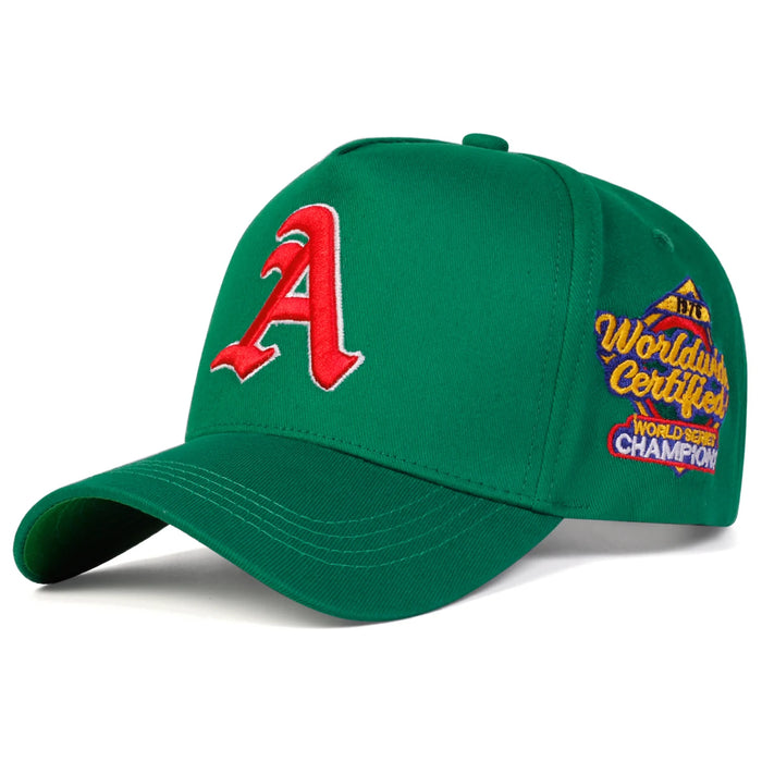 Embroidered Gothic A Baseball Cap Unisex Outdoor Sun Hat