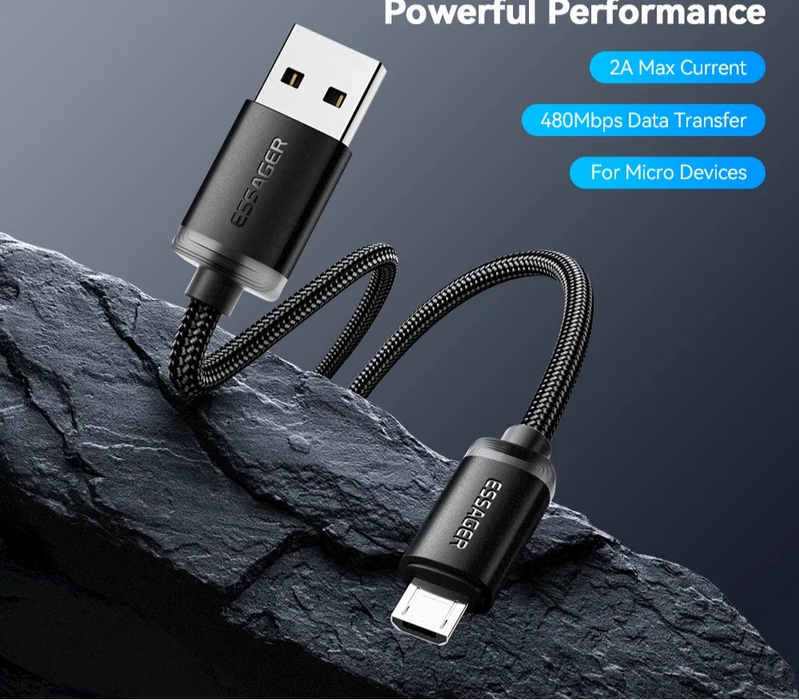 Micro Usb Cable 2A Fast Charging Usb Cable For Xiaomi Realme Redmi Samsung Huawei Mobile Phone Usb Data Charger Wire 3M