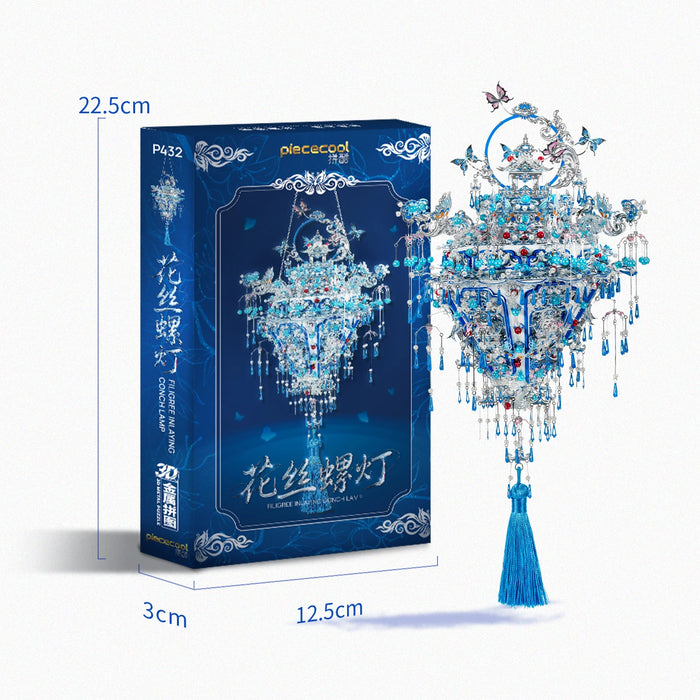 Diy 3D Metal Conch Puzzle Lamp Kit