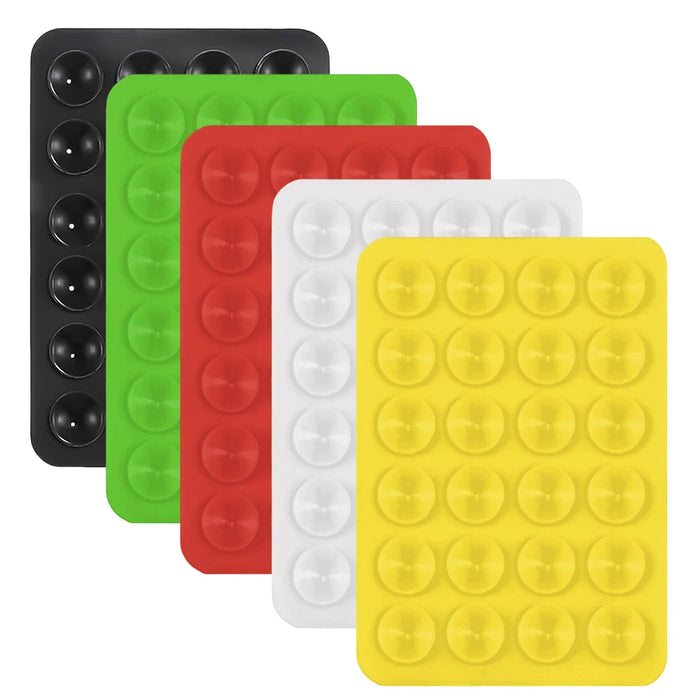 Silicone Suction Phone Case Adhesive Mount Mirror Shower Phone Holder Hands-Free Strong Grip Holder Anti-Slip For Android Iphone