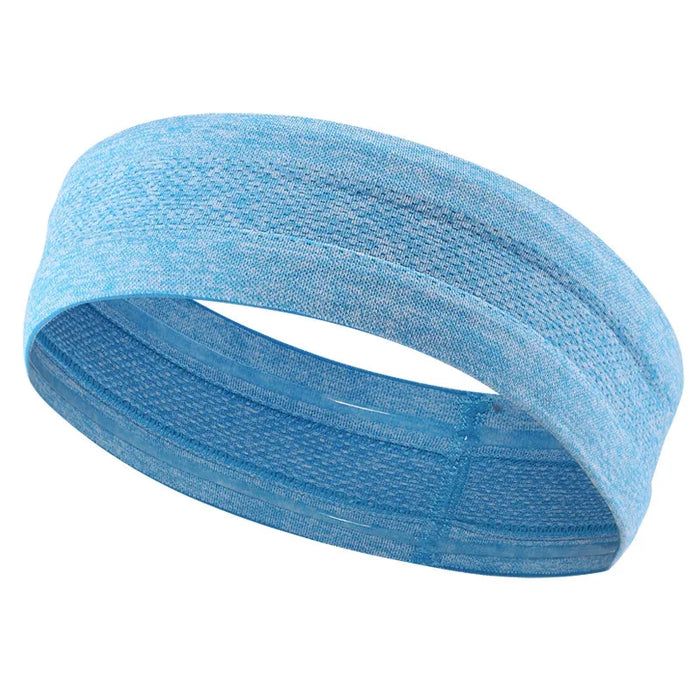 Women Non Slip Sweatband For Sports Moisture Wicking Headband For Running Yoga