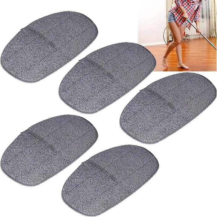 5 Pieces Steam Mop Cloth Ultrafine Fiber Mop Pads Compatible With Leifheit Cleantenso Steam Cleaning Pad Mopping Cloth Steam Mop Pad