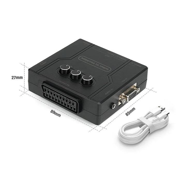 For Retro Game Consoles Nintendo 64 Ps1 Ps2 Dreamcast Rgbs Vga To Ypbpr Component Converter Scart To Ypbpr Ycbcr
