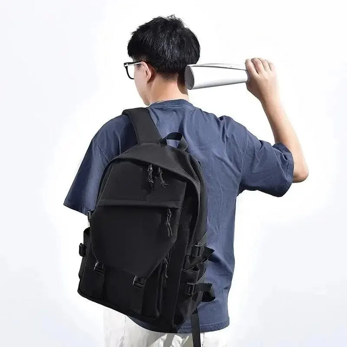 15 Waterproof Polyester Mens Backpack Simple and for Students