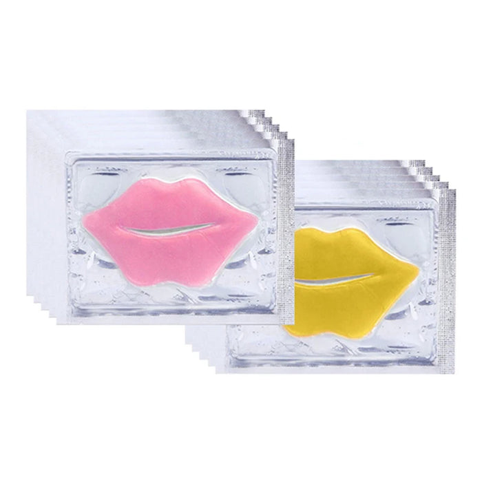 20 Crystal Collagen Lip Patches Moisturizing & Brightening Lip Mask For Nourished Lips