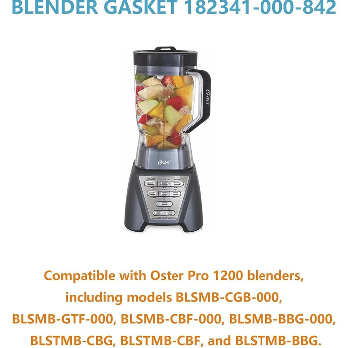 8 Pack s Blender Gaskets 182341-000-842 Silicone Rubber Sealing O-Ring Compatible For Oster Pro 1200W Blender