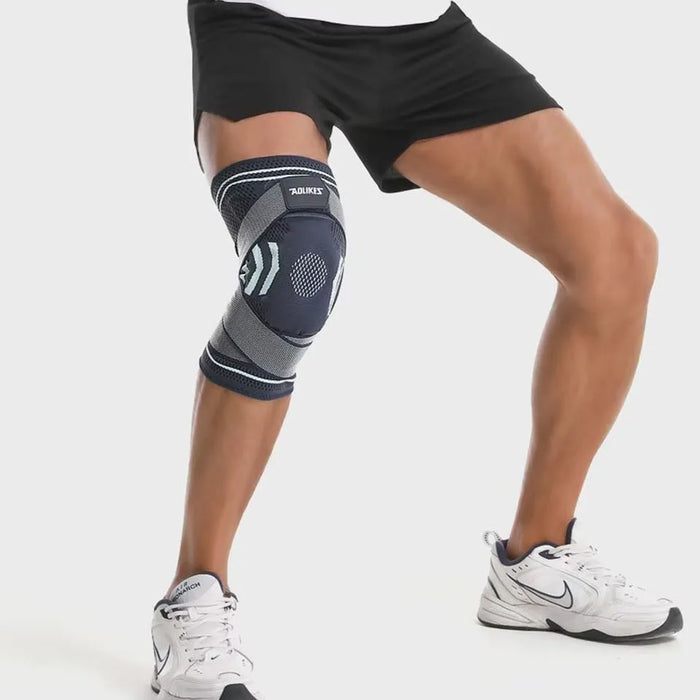 Knee Support Brace Elastic Compression Protector Pad For Sports Injuries