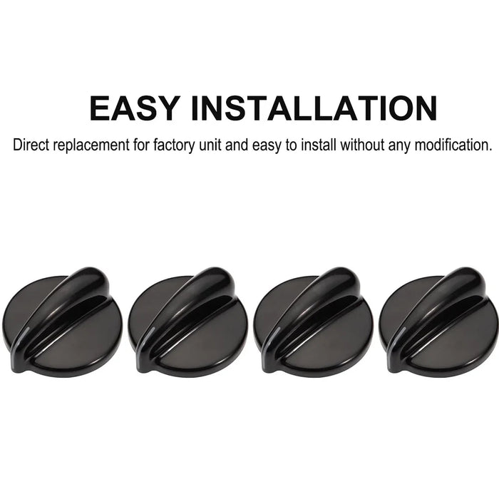 4 Pack Wb03T10236 Burner Control Knob Gas Range Knobs Compatible With Ge Range Stove Cooktop Oven Ap3883034 1166373