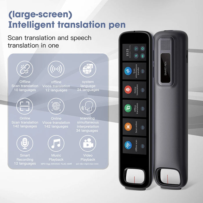 X10B Point Reading Translation Pen 142 Language Read Scan Online / Offline Voice Translation Pen Mutual Translation Dictionary Pen