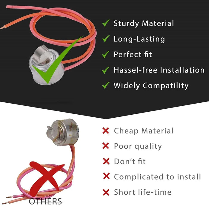 Wr50X10068 10028 10018 10017 10015 Refrigerator Defrost Thermostat Compatible With Ge & Hotpoint Refrigerators Replaces 1170024