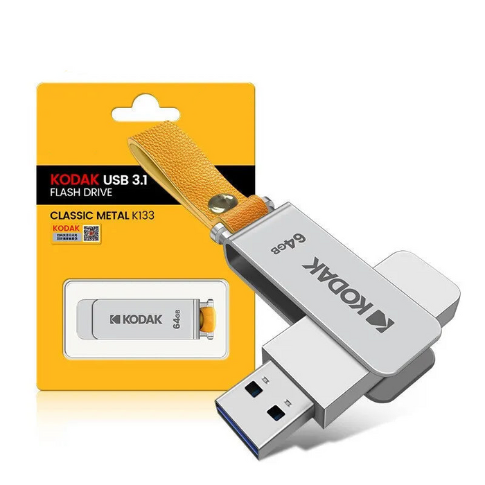 Kodak Metal USB Flash Drive 64gb / 128gb / 256gb High Speed Car Music