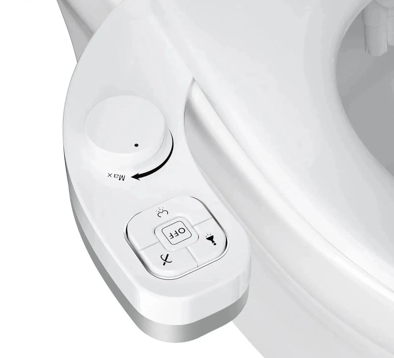 Self Cleaning Dual Nozzle Bidet Attachment