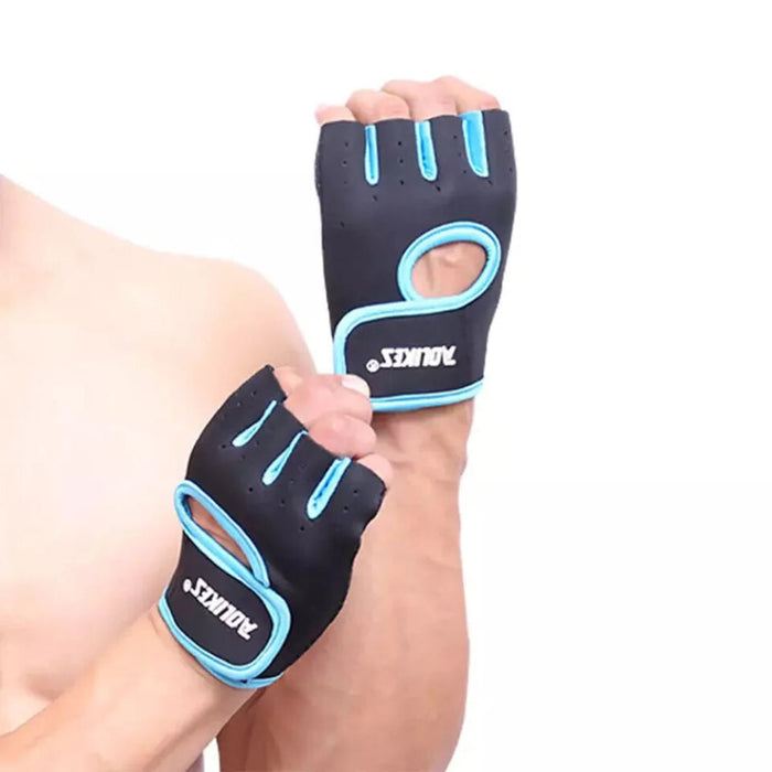 Pair of Breathable Fingerless Workout Gloves Gym & Cycling