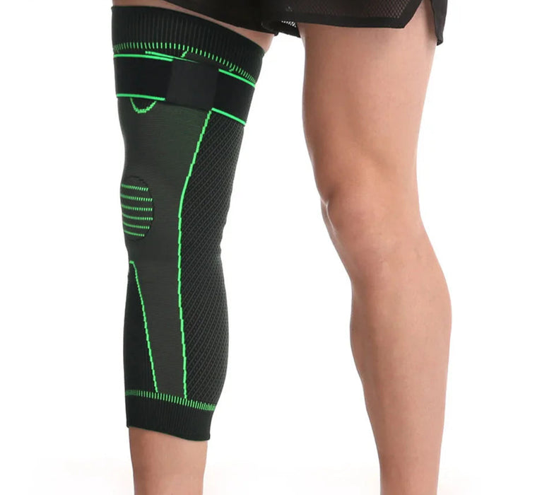 Long Compression Knee Support Sleeve For Sports